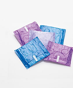 Single-Wrap Packaging for Sanitary Napkin
